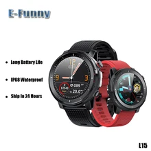 

L15 Smart Watch 2020 Men IP68 Waterproof Bluetooth Music Control Camera Flashlight Smartwatch for ios android