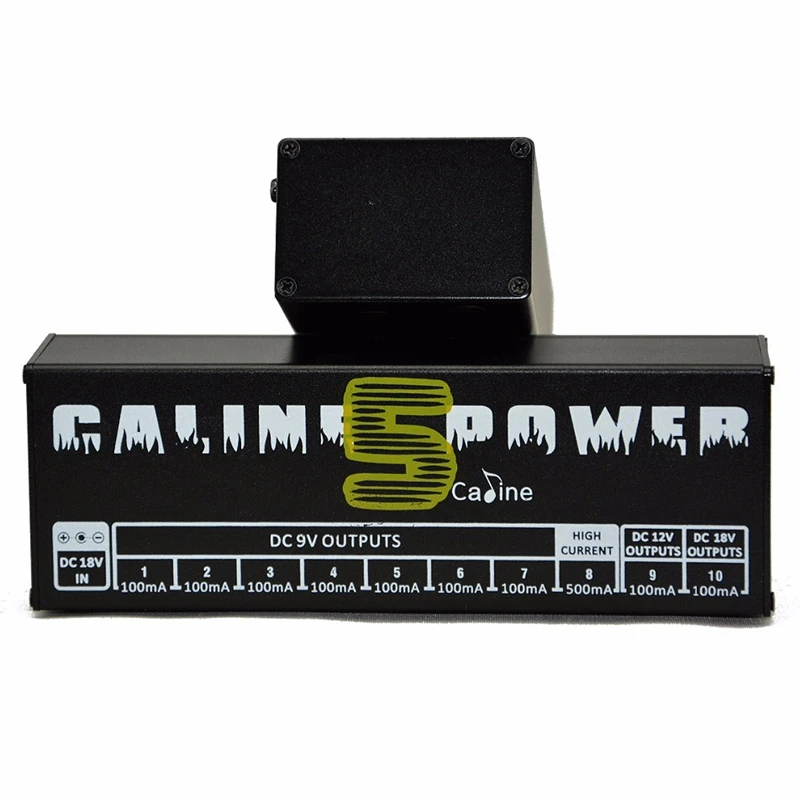 Caline Cp-05 гитары педаль эффектов мощность 10 изолированный выход 18 в с напряжение короткого замыкания/Защита от перегрузки по току