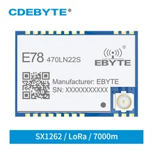 ASR6501 SoC LoRa 22dBm беспроводной приемопередатчик LoRaWAN E78-470LN22S SPI SMD IPEX Разъем для штемпеля TCXO радиочастотный передатчик