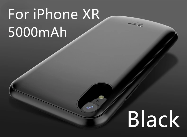 Чехол для зарядного устройства для iPhone SE, SE, 5, 5S, 4000 мА/ч, внешний аккумулятор, зарядка, внешний аккумулятор, чехол для iPhone 5, 6, 7, 8 X XS, MAX, чехол для аккумулятора s - Цвет: For iPhone XR