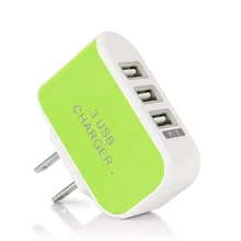 3 порта USB Micro USB зарядное устройство для Xiaomi для huawei Honor адаптер быстрой зарядки для Iphone концентратор ЕС США штекер для samsung зарядное устройство