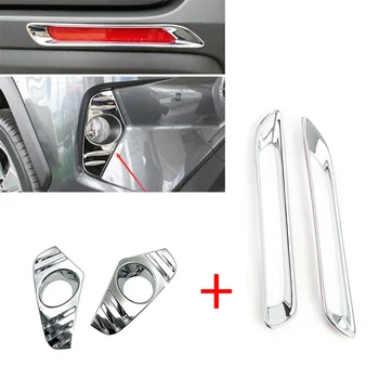 

Decor Fog Light Cover For Toyota RAV4 2019 2020 ABS Trim 2 Pair Accessory