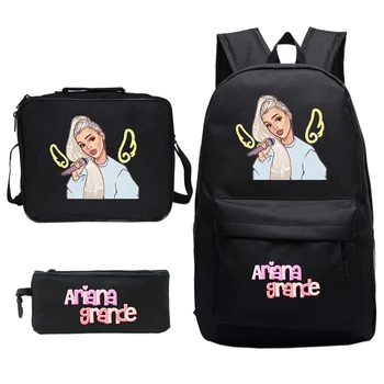 

Ariana Grande Bookbag Sets Bags Fashion Nylon Students Backpack School Bag Teenager Boys Girls Ariana Grande Mochilas Escolar