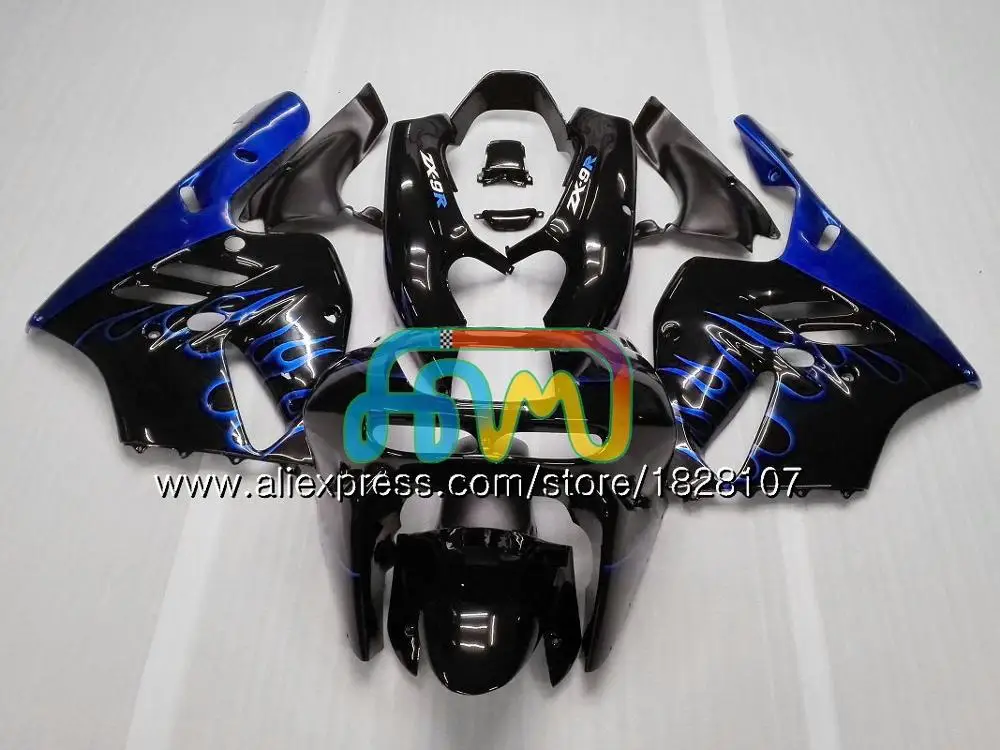 Корпус для KAWASAKI ZX900 900 CC ZX 900 9 R 19BS. 0 9R 900CC ZX-9R ZX9R 94 95 96 97 1994 1995 1996 1997 обтекатели комплект красный цвет: черный; популярная модель - Цвет: No. 32
