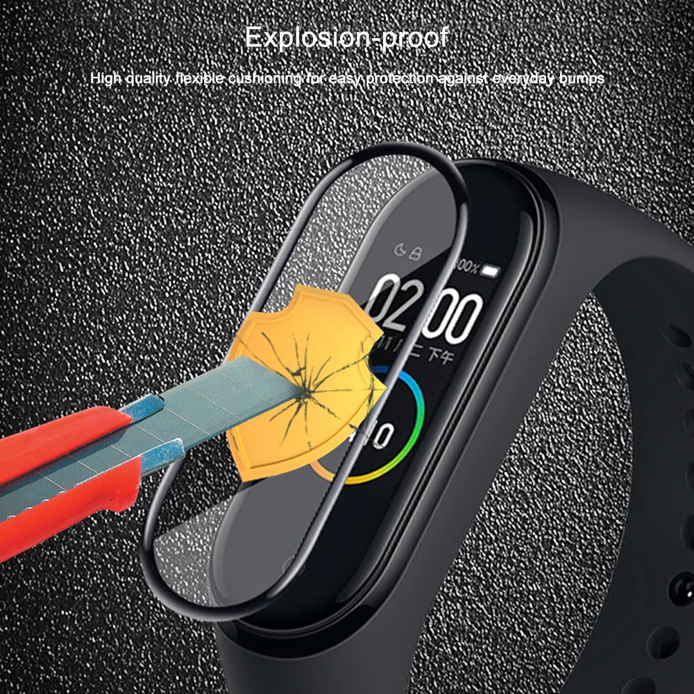 3D Защитная пленка для экрана Xiaomi mi Band 4 защитная умный Браслет band | Электроника