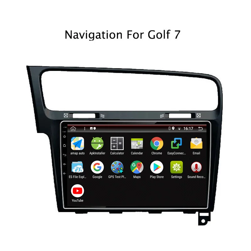 Perfect 10.1" RAM 2G ROM 32G Android 8.1 Car DVD GPS Player For VW Golf 7 2014-2018 Car Radio Stereo Head Unit with Navigation 5