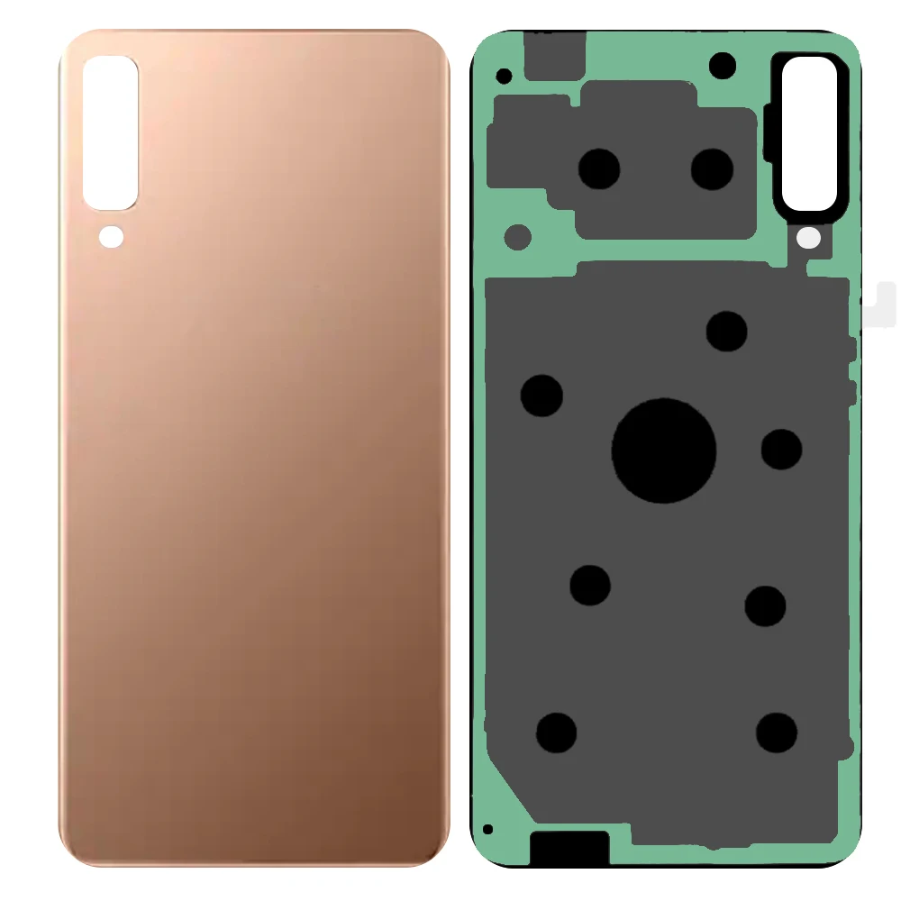Для Samsung Galaxy A7 A750F SM-A750 задняя крышка батарейного отсека задняя Задняя стеклянная дверь корпус панель запасные части панель