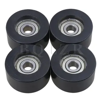

BQLZR 4pcs 626ZZ BQLZR D4.0xd0.8xT2.0cm Guide Sealed Pulley Ball Bearing Wheel