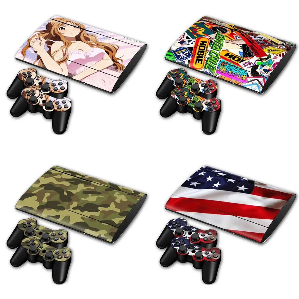Pele Super Slim Adesivo para Ps3 Console Presente de Natal 4000