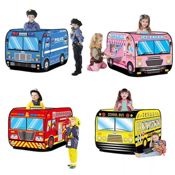 

Game Ball Pool Tent Fire Truck Ice Cream Car School Bus Light Indoor Outdoor Game House Portable