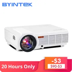 BYINTEK Топ бренд BT96 USB 1280x800 WXGA 200 дюймов HD 1080P цифровой домашний кинотеатр цифровой светодиодный ЖК-видеопроектор