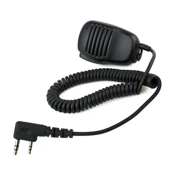 

2 Pin Mini PTT Speaker MIC For BAOFENG Kenwood Walkie Talkie BAOFENG UV-5R UV-82 BF-888S Two Way Radio
