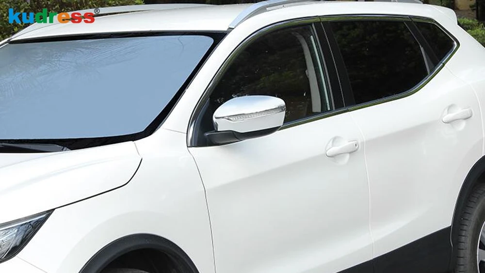 Для Nissan Qashqai J11 2014 2015 2016 2017 2018 ABS Chrome Боковая дверь Зеркало заднего вида накладка