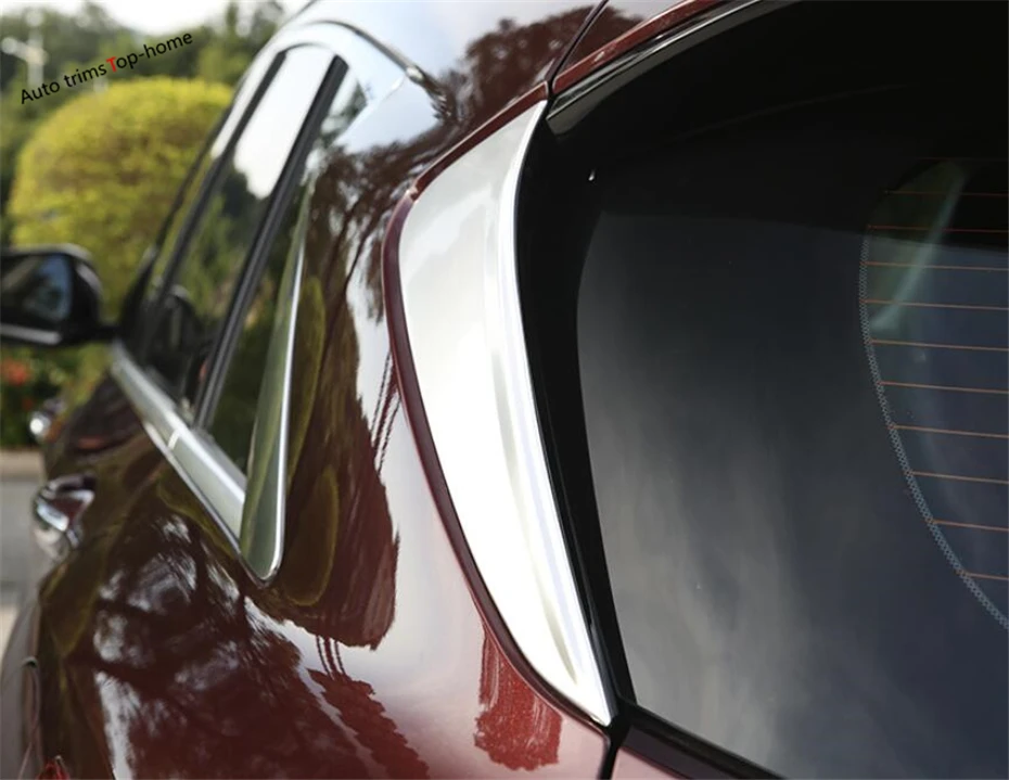 Yimaautotrim накладка на заднее стекло Боковая дверь Задние окна отделка полоса подходит для Infiniti QX50- внешний хромированный стиль