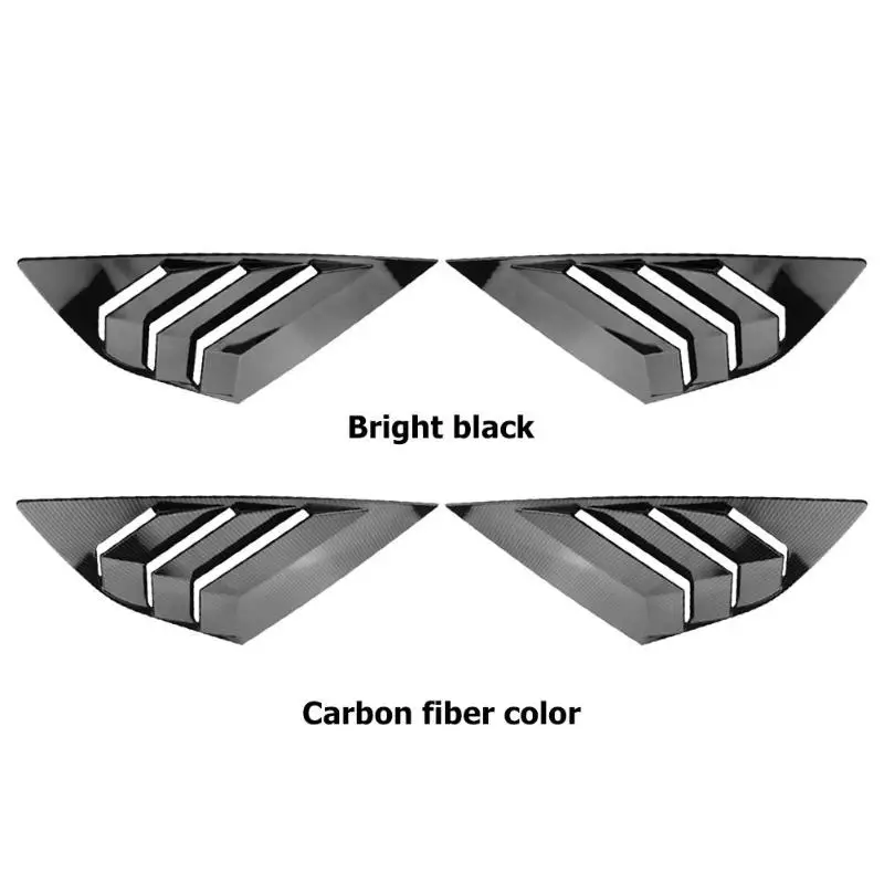 Задняя четверть окна боковые жалюзи вентиляционное отверстие для Ford Focus RS ST хэтчбек 12-18 ступенчатый затвор дизайн простой зачистки 2 шт