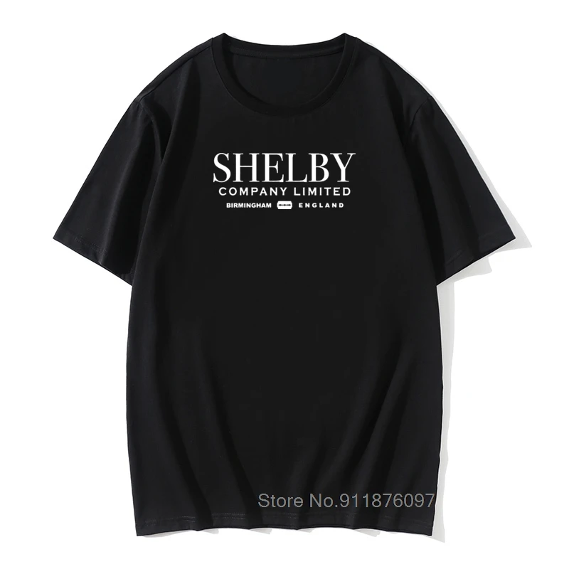 Мужские футболки Shelby Company Limited вдохновленные принтами Peaky Blinders топ футболка с