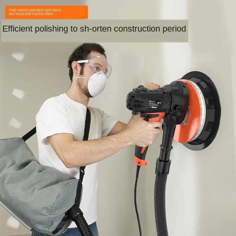 Multi-Function Putty Wall Polishing Machine Dust-Free Self-Priming Wall Grinding Machine Electric Sandpaper Universal