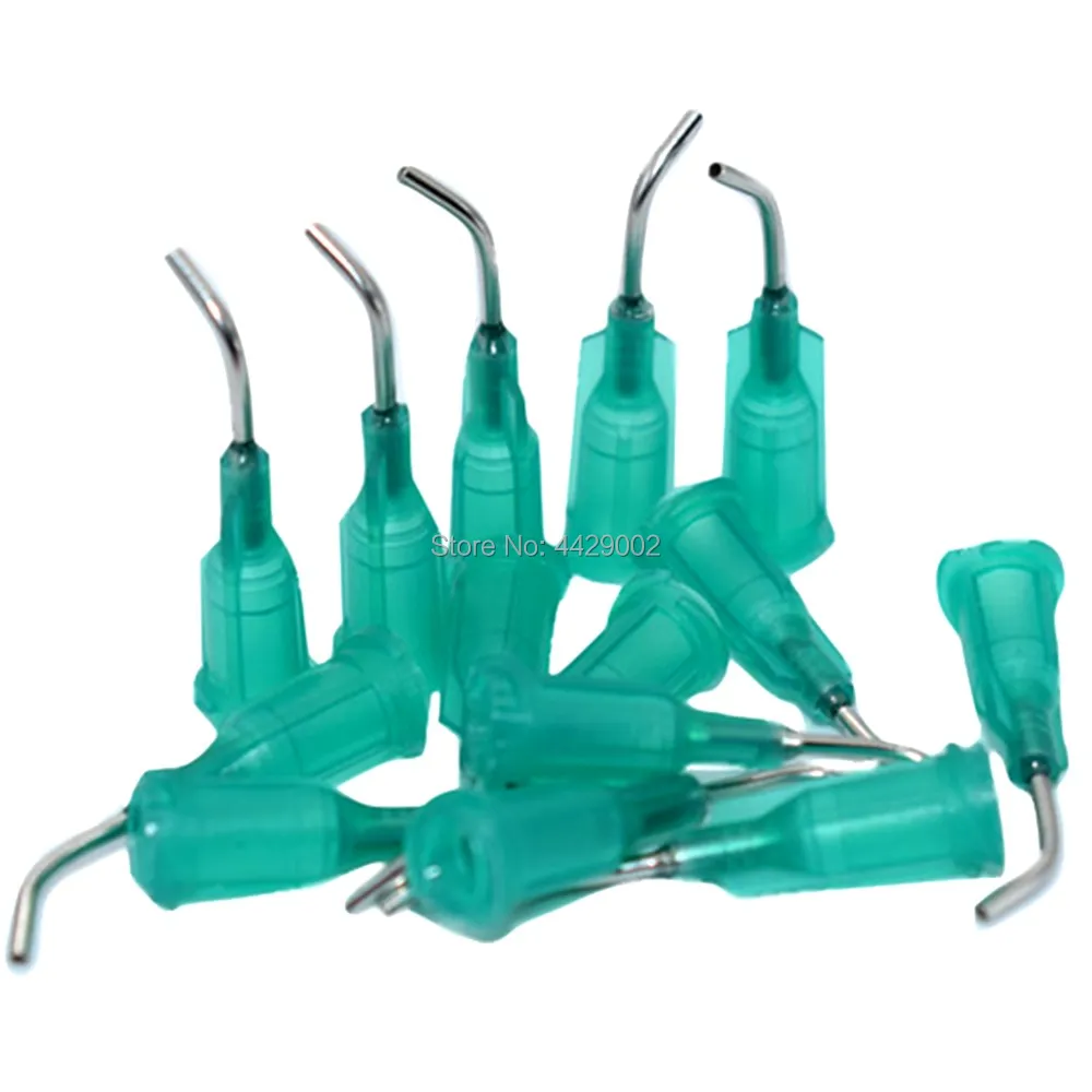 

100pcs 18G Dispensing Needles Syringe Tip Needle 45 Degree Liquid Glue Adhesives Mixing Needles Syringe Tips