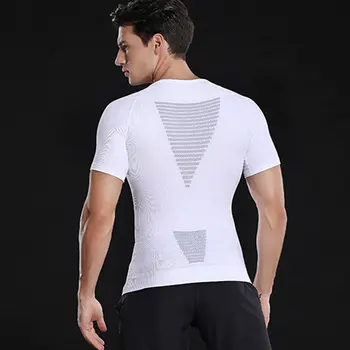 

MA61 Men's Slim Body Shaping Super Elastic Long Sweating Neoprene Fitness Weight Loss Burn Fat Sports Body Sculpting Clothes