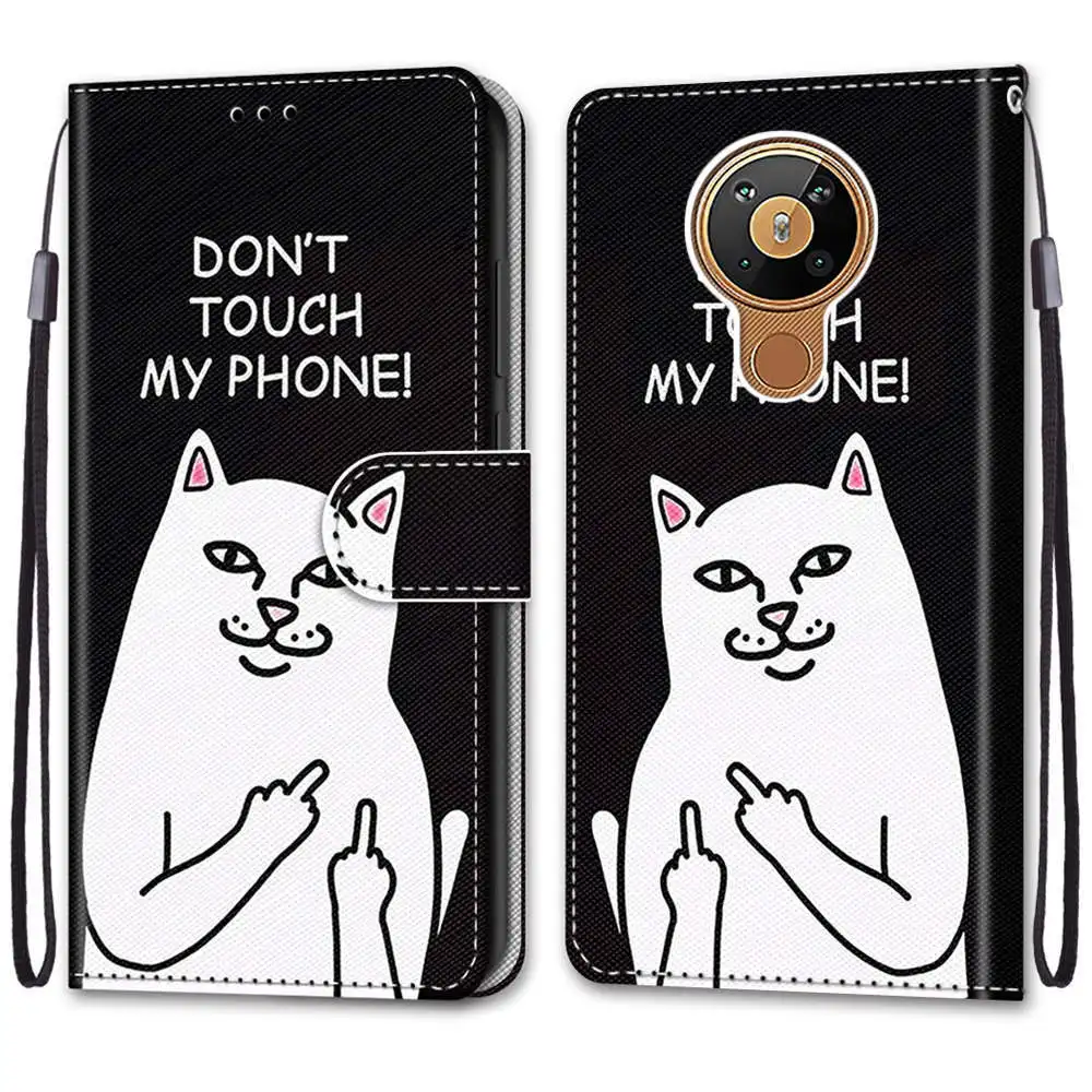 诺基亚 5.3 #B18中指白猫 -1.jpg_.webp