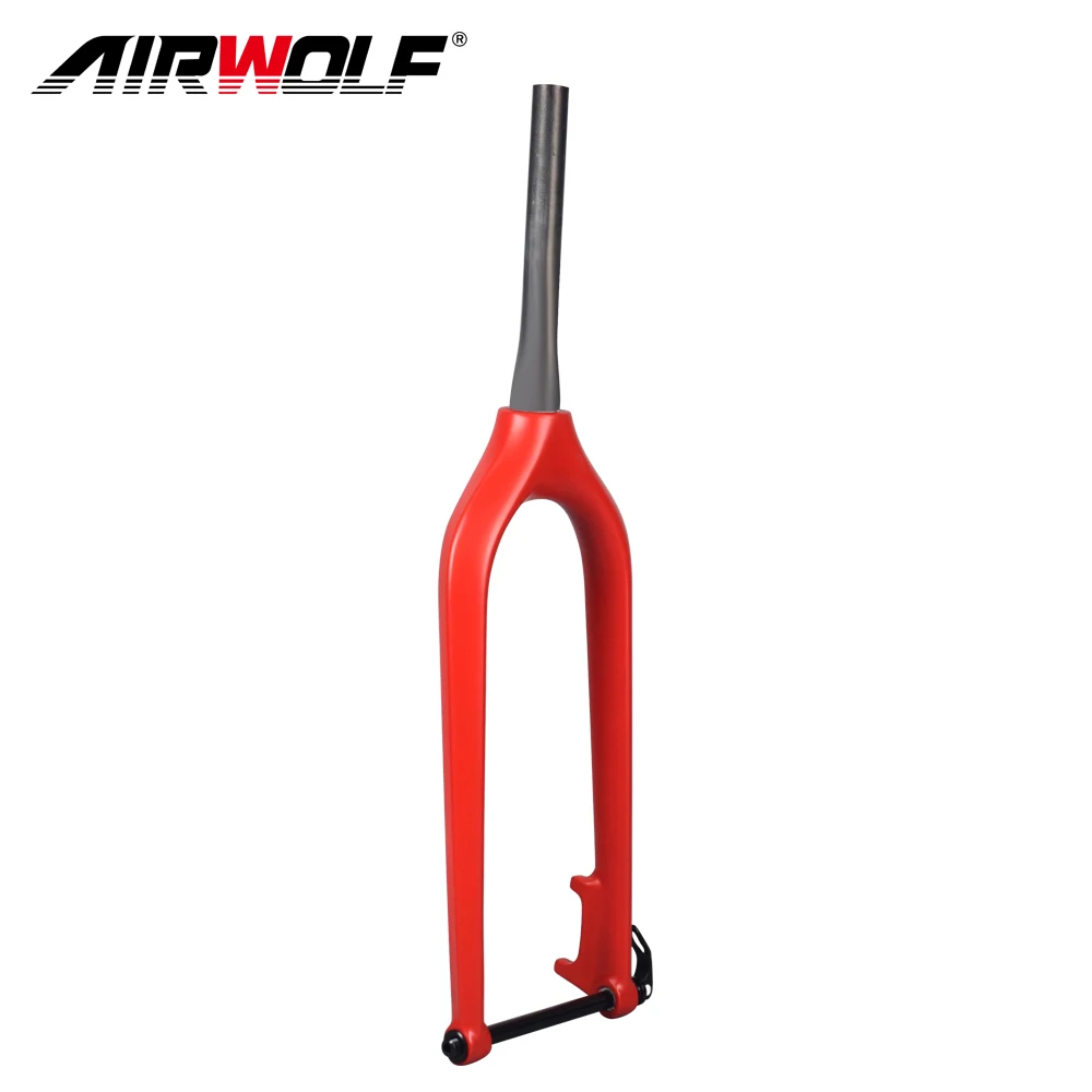Карбоновая вилка AIRWOLF для горного велосипеда, 26 дюймов | AliExpress