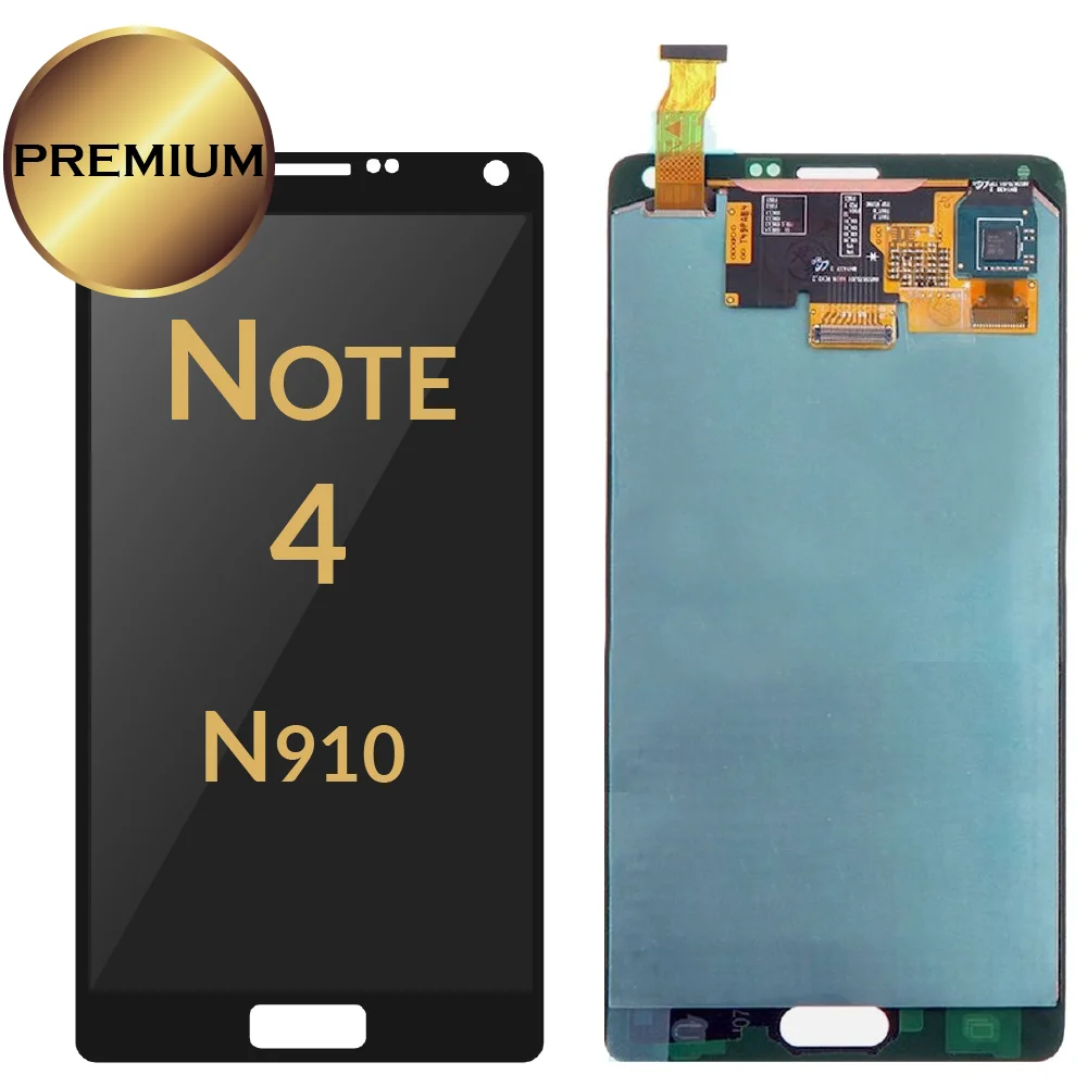Amoled дисплей для samsung Galaxy Note4 ЖК-дисплей с сенсорным экраном дигитайзер N910F N910A N910C с небольшой тенью