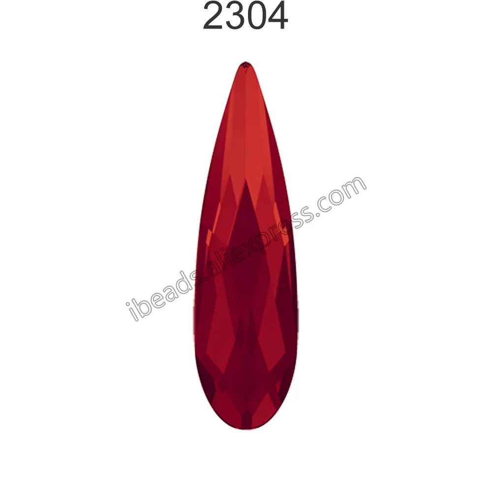(2 шт.) стразы из 100% оригинальных кристаллов Swarovski 2304 с прямой спинкой Стразы без