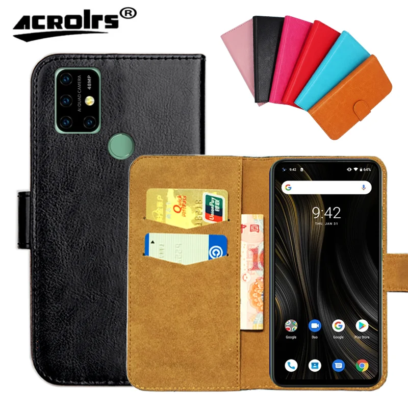 

Original Case For UMIDIGI Power 3 Case 6.53" Flip Slots Leather Wallet Cases protective shell Cover Phone Bag