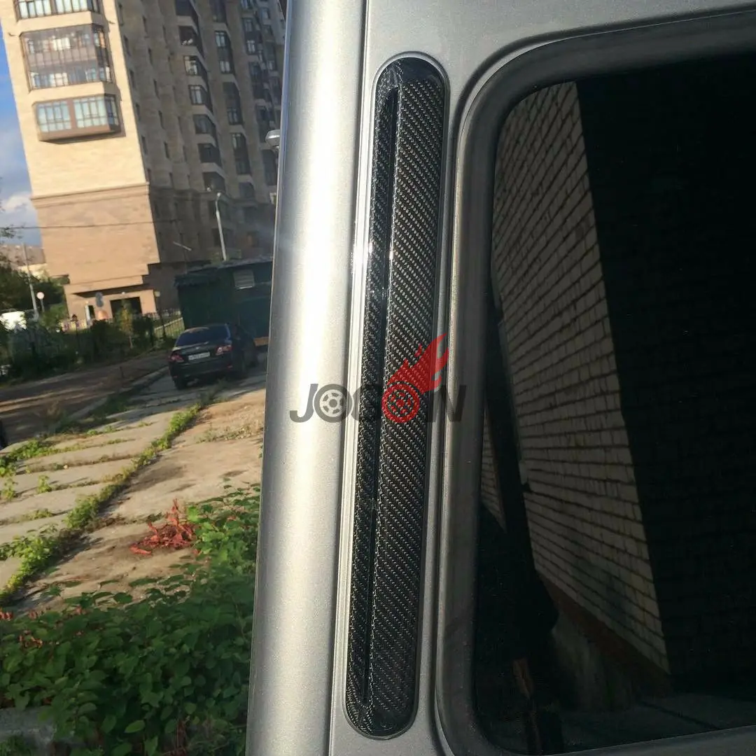 Модификация автомобиля, автомобильные аксессуары, углеродное волокно, C столб, вентиляционное отверстие для Mercedes Benz G class W463 G500 G63 2010+ 2 шт