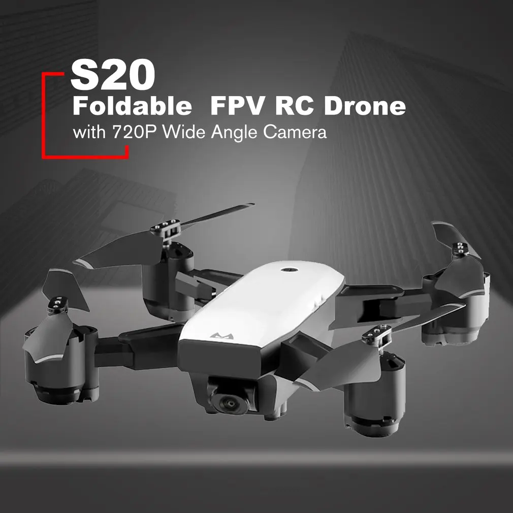 720P SMRC S20 легко носить с 6 оси гироскопа экшн-камера с Wi-Fi подключением дрона с дистанционным управлением с Широкий формат 720 P/1080 P HD Камера 2,4G удержания высоты RC Квадрокоптер беспилотный игрушки - Цвет: 720P