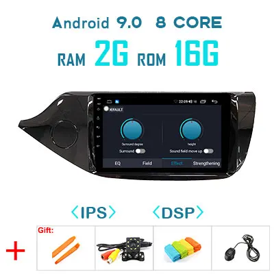 9.0 2G 16G DSP 4G 64G Android 9,0 1280P Carplay автомобильное радио для Kia Ceed JD 2013- gps навигация DSP ips экран Аудио стереосистемы без DVD плеера - Цвет: 9.0 2G 16G DSP