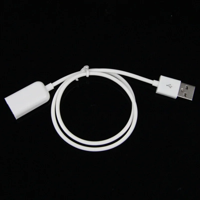 1 м 3 фута USB 2,0 Белый ПВХ металлический кабель-удлинитель для передачи данных кабель-переходник для синхронизации