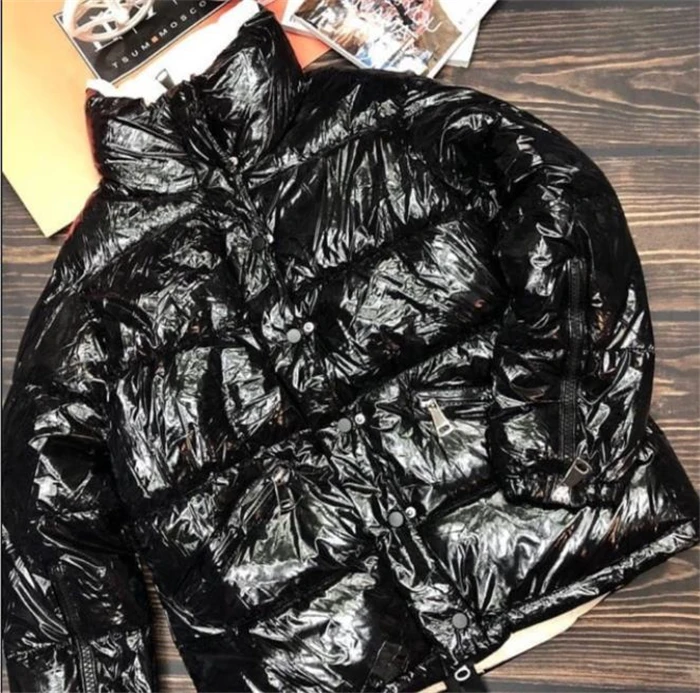 Весна стиль яркая поверхность Pu хлопок-ватник одежда AliExpress EBay