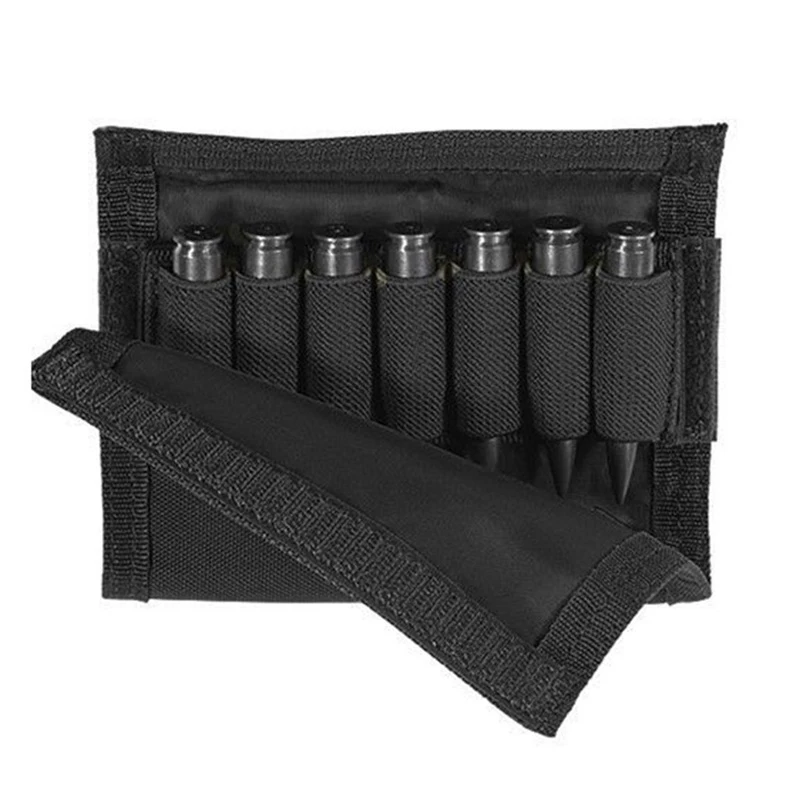 Тактическая Военная винтовка Buttstock разгрузка оболочки патронов сумка держатель