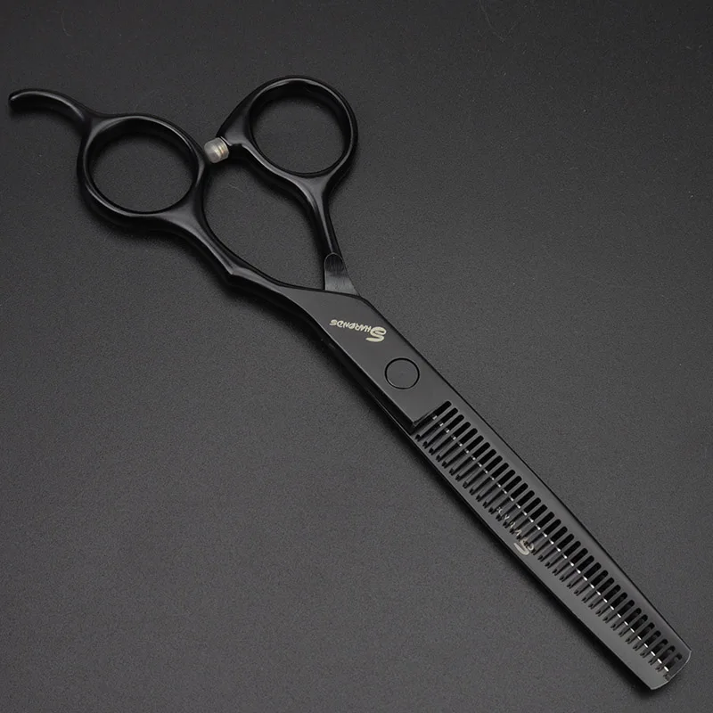wu 7 inch thin 20-25 Черный Дракон 7,0 дюймов Профессиональные ПЭТ ножницы для стрижки собак высокое качество прямой и истончение изогнутые ножницы 4 шт./компл - Цвет: wu 7 inch thin 20-25