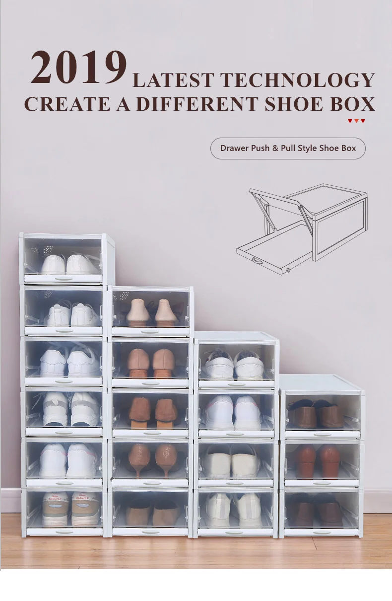Push pull shoe box Clearance