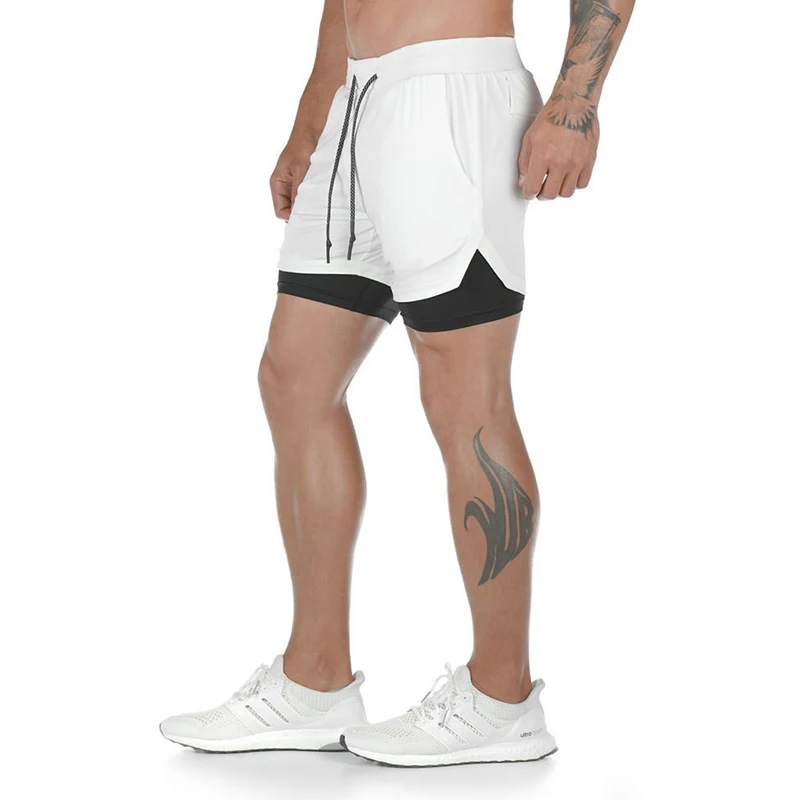 80% OFF Jogger men's sports shorts 2019 summer clothing new men's casual shorts men's overalls shorts gym bodybuilding brand shorts men
