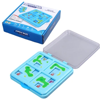 

Jungle Maze Board Game Parent-Child Activity Educational Toys Strategy Games Games and Puzzles Birhday Christmas Gift
