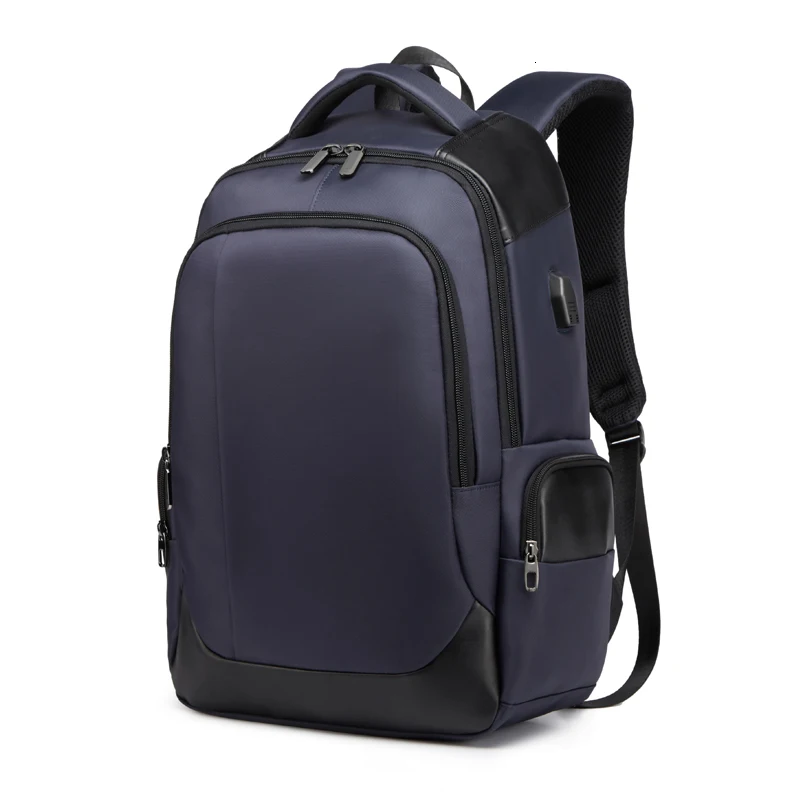Мужские рюкзаки для ноутбука, деловой мужской рюкзак для путешествий, 15,6 дюймов, рюкзак, сумка, школьные ранцы для мальчиков, Mochilas Escolares Mochila Escolar - Цвет: Navy Blue