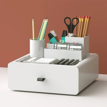 

Desktop Minimalist student file stationery Storage organizer box Wardrobe Container Household tool for Bedroom office