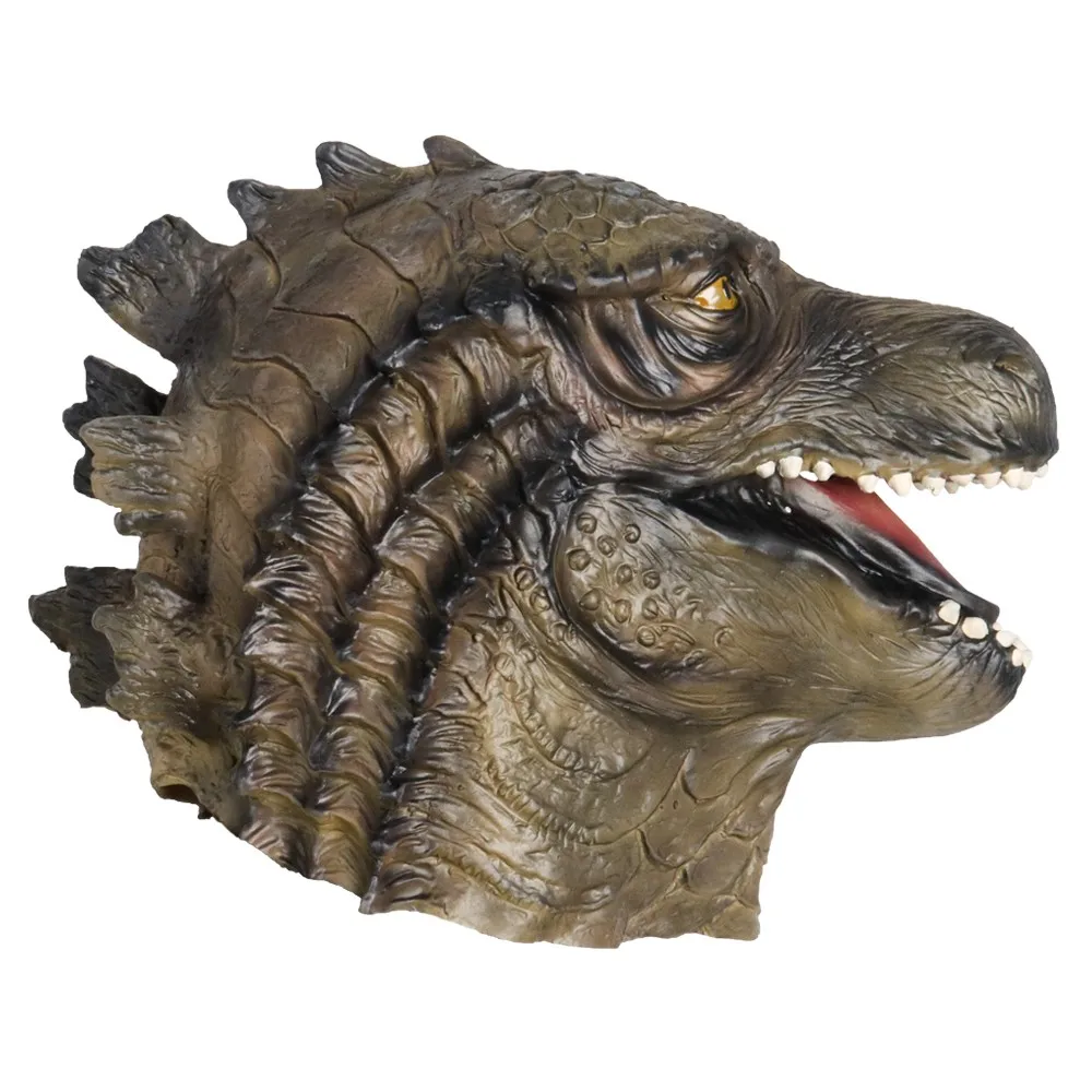 Дракон уход за кожей лица Маска Реалистичные динозавр, Monster маски животных мяч накладные маскарад, вечеринка, Хэллоуин костюм Косплэй реквизит
