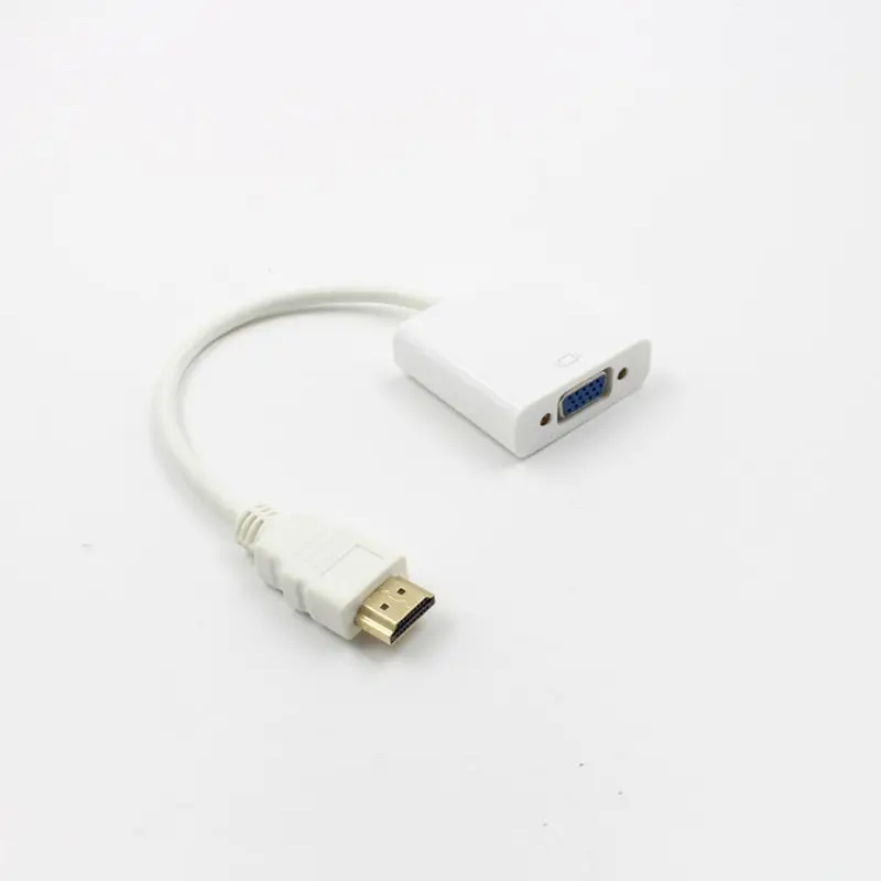 HDMI в VGA кабель конвертер цифровой аналоговый HD 1080P для ПК ноутбука планшета