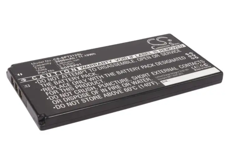 Cameron sino 3000 мАч батарея для SONY SGPT211AU/S SGPT211CN SGPT211CN/S SGPT211HK/S SGPT211JP/S SGPT211TW SGPT211US/S SGPT212