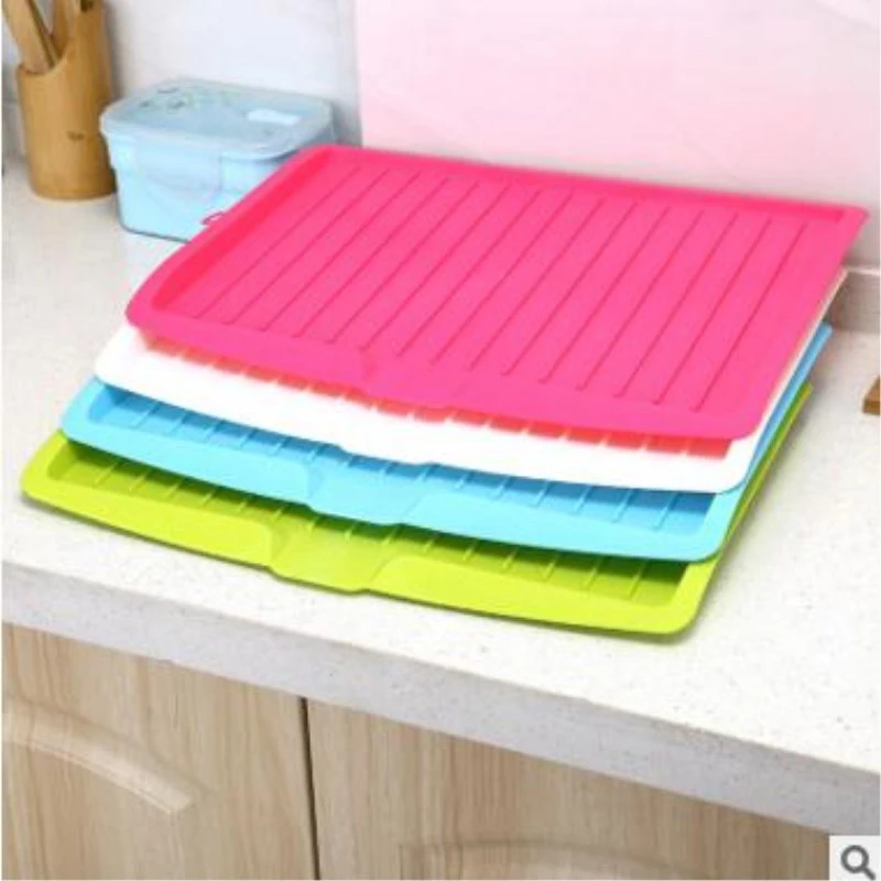 

New Drain Rack Kitchen Plastic Dish Drainer Tray Large Sink Drying Rack Worktop Organizer drying rack for dishes