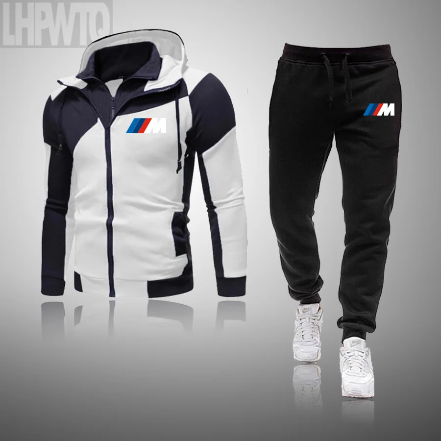 

Autumn Winter Men's Sets Brand Sportswear Tracksuits 2 Piece Sets Men's Clothes Hoodies+Pants Sets Male Streetswear Coat Jackets