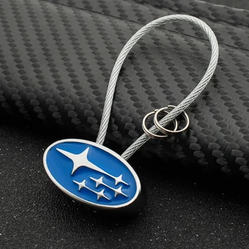 

1PCS 3D Metal alloy Car Styling Fashion Keychain Key Chain Key Rings For Subaru foredter outback legacy xv STI Impreza WRX WRC