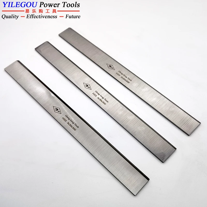 3 Pieces Hss Woodworking Planer Blade. Length 150mm510mm Planer Tools