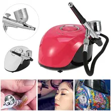 Body Art Tattoo Machine Painting Mini Spray Makeup Tattoo Gun Kit Paint Tattoo Air Compressor Airbrush Microblading Tatoo Supply