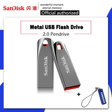 Флеш-накопитель USB sandisk 32, 64, 16 ГБ, флешка 64 ГБ, 32 ГБ, 16 ГБ, флеш-накопитель 2,0, USB флешка, диск на ключ, память для телефона