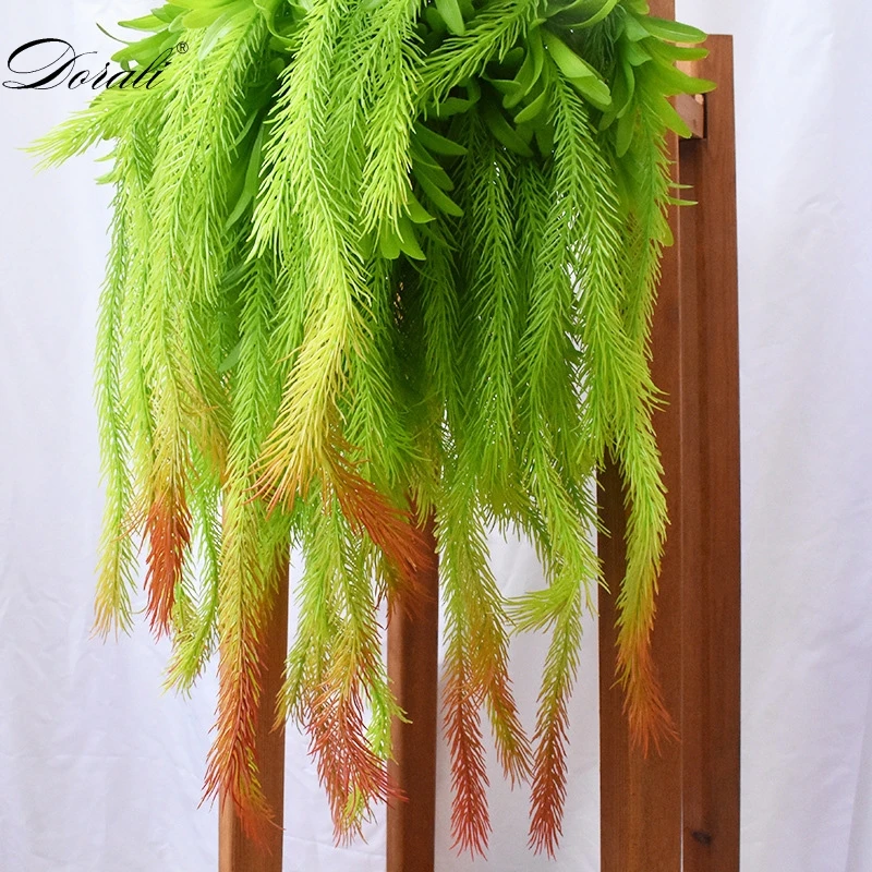 Высококачественная настоящая сенсорная имитация, Воздушная трава, тиеланский лист, домашнее зеленое украшение, искусственная трава, свадебное цветочное настенное растение, стена, материал
